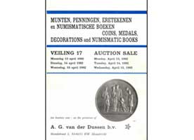 Лот №636, A.G. van der DUSSEN, Маастрихт, Голландия, каталог аукциона №17 13-15 апреля 1992 года. Монеты, медали, ордена и нумизматическая литература.
