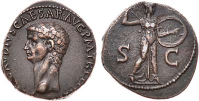 Лот №29,  Римская Империя. Император Клавдий.
Асс 41-42 годов. .