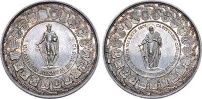 Лот №59,  Священная Римская империя. Епископство Мюнстер. Медаль 1801 года. SEDE VACANTE.