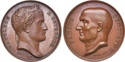 Лот №60,  Франция. Наполеон I. Медаль 1807 года. В память пребывания Наполеона в Остероде (Оструде), 21 февраля — 1 апреля 1807 г..
