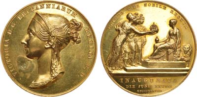 Лот №63,  Соединённое королевство Великобритании и Северной Ирландии. Медаль 1838 года. Коронация королевы Виктории.