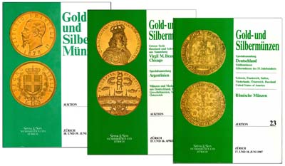 Лот №968,  Лот из 3-х аукционных каталогов фирма Spink&Son Numismatics LTD, Цюрих, с интересными подборками русских монет и медалей.
