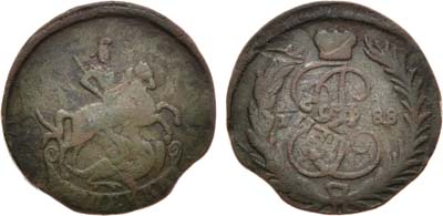 Лот №307, 1 копейка 1788 года. Без букв.
