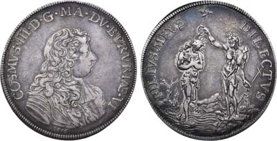 Лот №18,  Италия. Тоскана. Великий герцог Козимо III Медичи. Пиастр 1676 года.