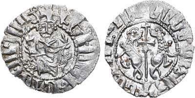 Лот №17,  Киликийская Армения. Царь Левон I. Трам 1198-1219 гг.
