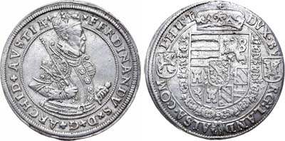 Лот №31,  Священная Римская Империя. Австрия. Император Фердинанд. Талер (1564-1595) гг.