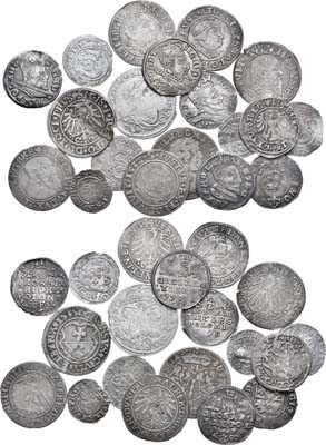 Лот №32,  Европа. Сборный лот из 19 серебренных монет XVI-XVII вв.