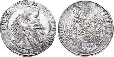 Лот №41,  Германия. Княжество Брауншвейг-Люнебург-Целле. Князь Кристиан фон Минден. Талер 1623 года.