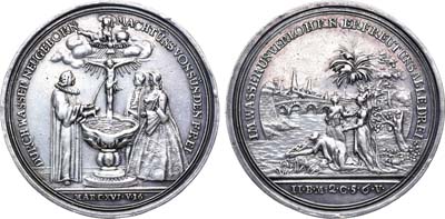 Лот №76,  Германия. Регенсбург. Медаль Крестильная 1750-1760 гг.