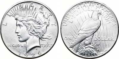 Лот №94,  США. 1 доллар 1926 года.