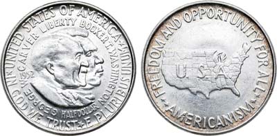 Лот №95,  США. 50 центов 1952 года.