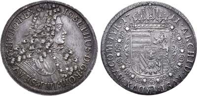 Лот №29,  Священная Римская Империя. Император Иосиф I. Талер 1711 года.