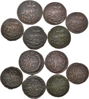 Лот №658, Сборный лот из 6 монет.