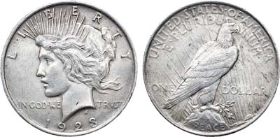 Лот №77,  США. 1 доллар 1923 года.
