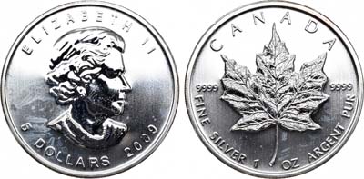 Лот №100,  Канада. 5 долларов 2009 года.