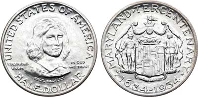 Лот №52,  США. 1/2 доллара (50 центов) 1934 года.