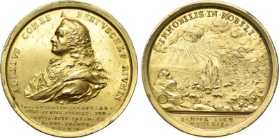 Лот №228, Медаль 1762 года. В честь графа Алексея Бестужева-Рюмина.