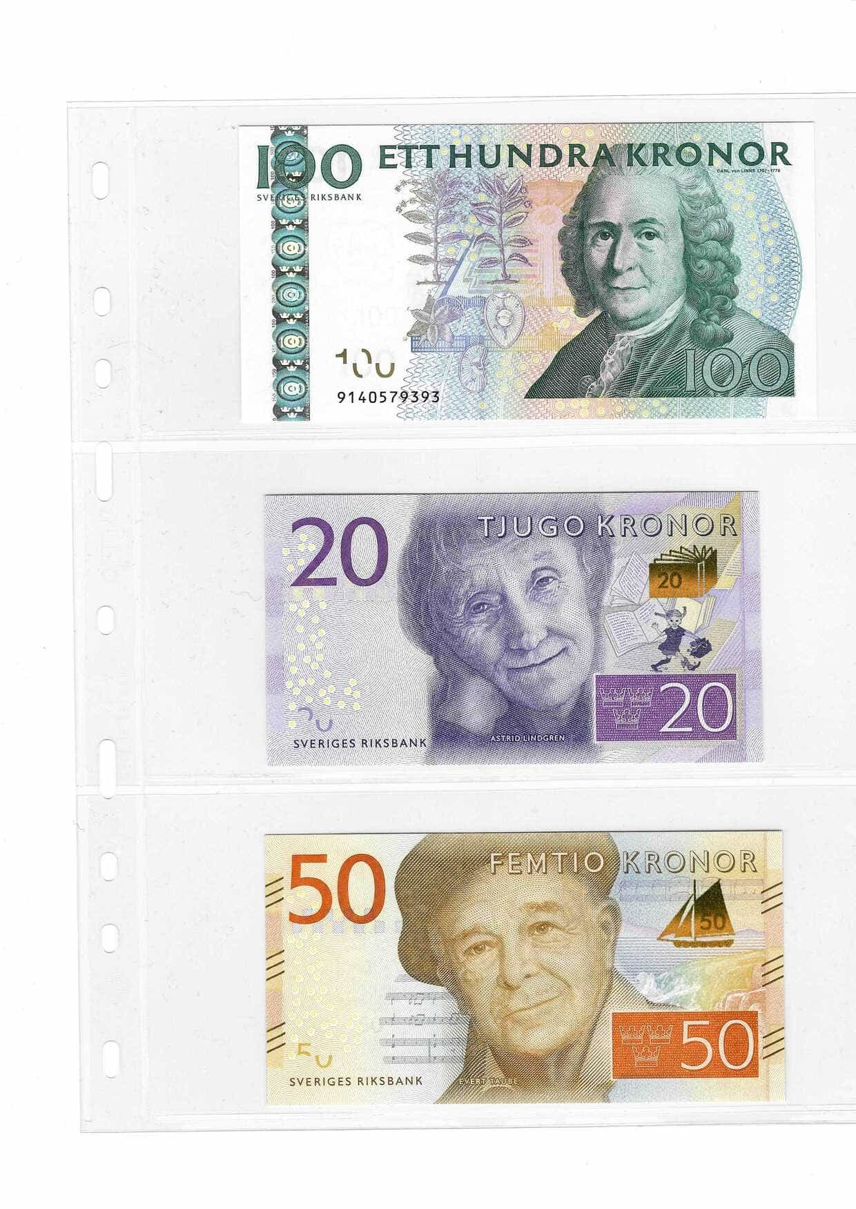 Лот №1138,  Коллекция из 78 банкнот Швеции.