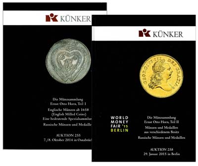 Лот №1197,  Лот из 2 аукционных каталогов фирмы Kuenker.