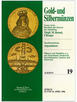 Лот №1209,  Spink&Son Numismatics. Каталог аукциона. Gold- und Silbermuenzen. (Золотые и серебряные монеты). Аукцион №19.