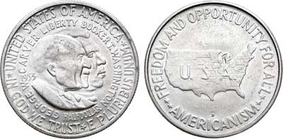 Лот №59,  США. 1/2 доллара (50 центов) 1953 года.