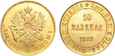 Лот №827, 10 марок 1882 года. S.