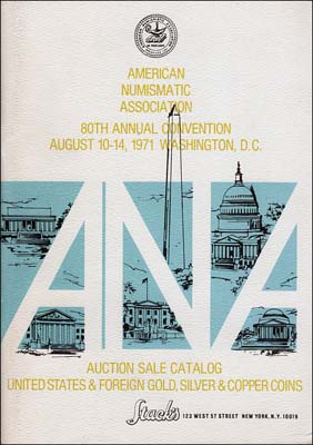 Лот №884,  ANA Auction. Каталог аукциона. St. Louis New England Rare Coin Auctions.