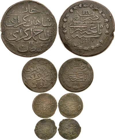 Лот №194, Подборка крымских монет 4 шт. 1782 года.