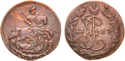 Лот №471, Денга 1787 года. КМ.