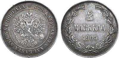 Лот №967, 2 марки 1905 года. L.