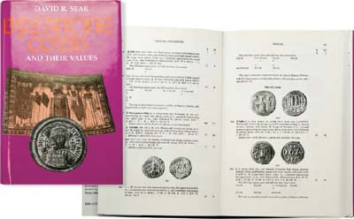 Лот №1411,  David R. Sear. Byzantine coins and their values. (Дэвид Р. Сеар. Византийские монеты и их стоимость). 2-е изд. С автографом автора.