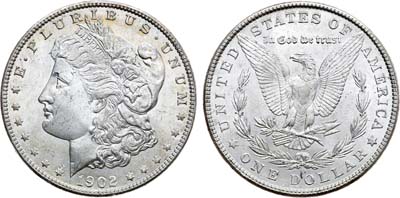 Лот №68,  США. 1 доллар 1902 года.