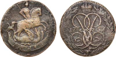 Лот №464, Денга 1757 года.