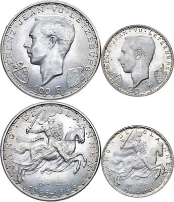 Лот №117,  Люксембург. Герцогство. Сборный лот из 2 монет.