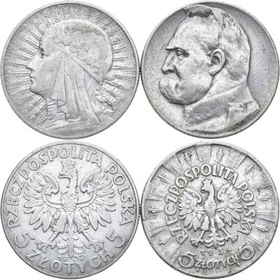Лот №134,  Польша. Народная республика. Сборный лот из 2 монет.
