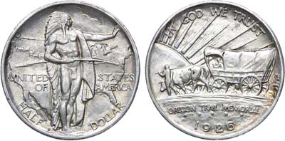 Лот №175,  США. 1/2 доллара (50 центов) 1926 года. Мемориал 