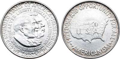 Лот №182,  США. 1/2 доллара (50 центов) 1952 года.