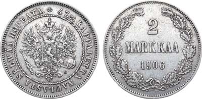 Лот №1248, 2 марки 1906 года. L.