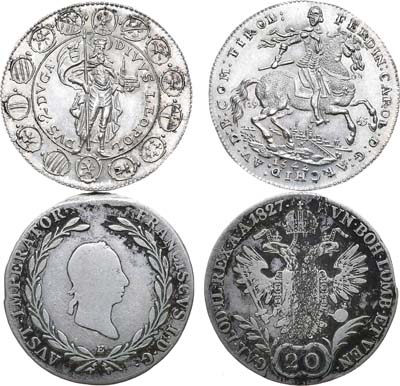Лот №12,  Австрийская империя. Сборный лот из 2 монет.