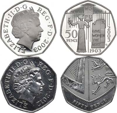 Лот №73,  Великобритания. Сборный лот из 2 монет.