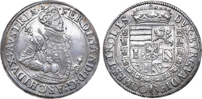 Лот №127,  Священная Римская Империя. Император Фердинанд I (1564-1595 гг.). Талер .
