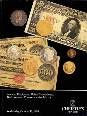 Лот №1427,  Christie's. Каталог аукциона. Античные, иностранные монеты и монеты США, банкноты и памятные медали..