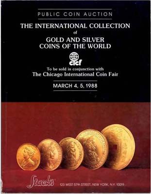 Лот №1457,  Stack's. Каталог аукциона. Международная коллекция золотых и серебряных монет мира.