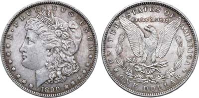 Лот №180,  США. 1 доллар 1890 года.