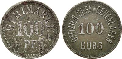 Лот №63,  Германия. Нотгельд. 100 пфеннингов 1918 года.