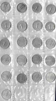 Лот №80,  ГДР (Германская Демократическая Республика). Сборный лот из 21 монеты.