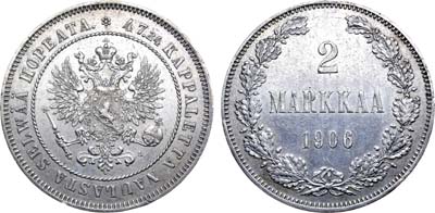 Лот №1010, 2 марки 1906 года. L.