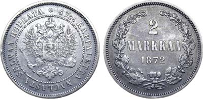 Лот №797, 2 марки 1872 года. S.