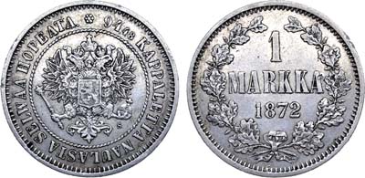 Лот №798, 1 марка 1872 года. S.