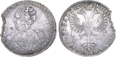 Лот №97, 1 рубль 1725 года. СПБ.